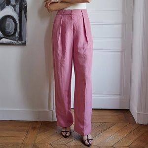 Elegant Pink Women's Pants